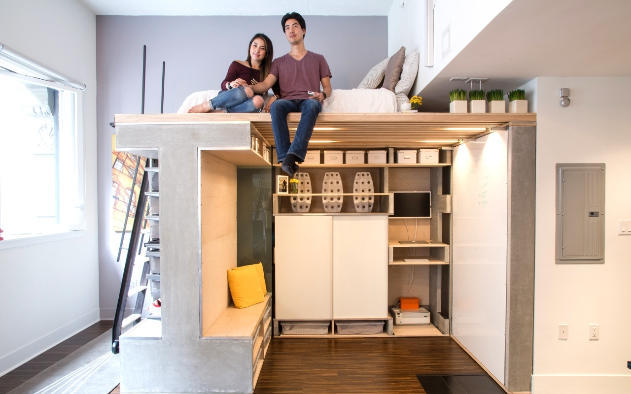 Mazākā dzīvoklis pasaulē ar platību tikai 7 kvadrātmetri, ar četrām istabām un saunu! Neierasts arhitekta projekts: no noliktavas līdz funkcionālai telpai par 21 000 eiro!