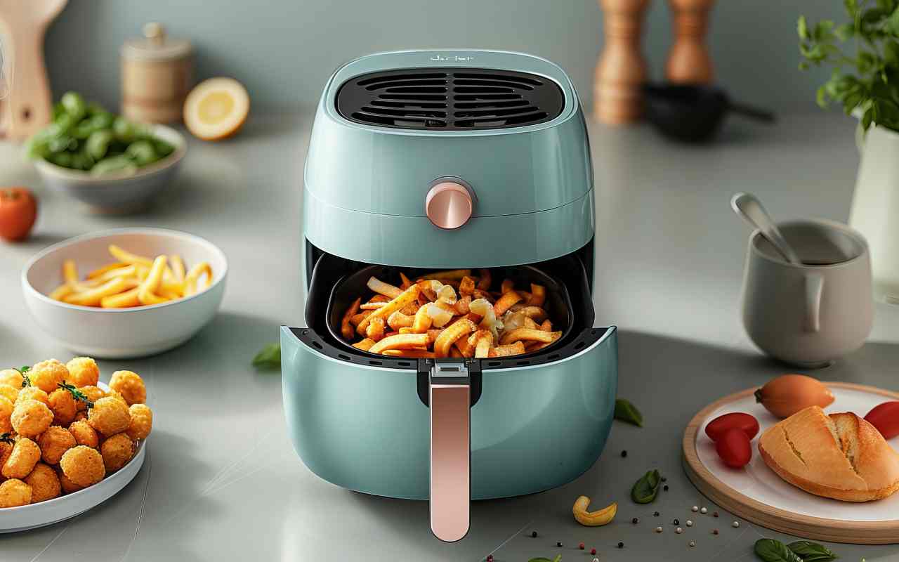 Šis aerogrilis glābs jūs no svētkiem! Sulīga gaļa, dārzeņi un zivis būs gatavi mirklī.