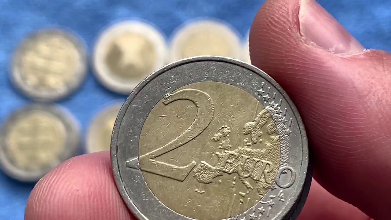 2 eiro nominālvērtības piemiņas monēta ar ražošanas defektu tiek pārdota par 19 000 eiro.