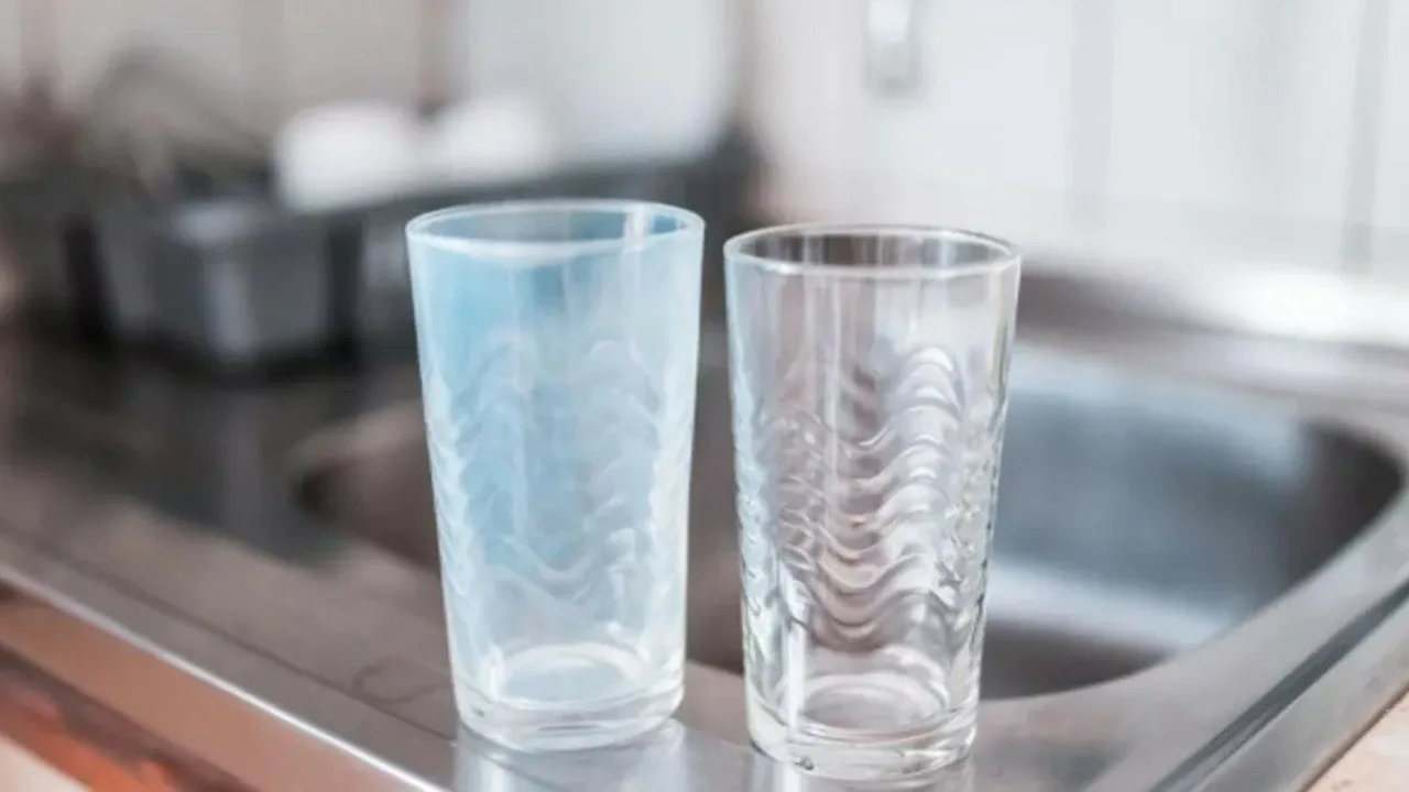 Kā izmantot etiķi, lai noņemtu brūnas strīpas, kas veidojas krūzes iekšpusē