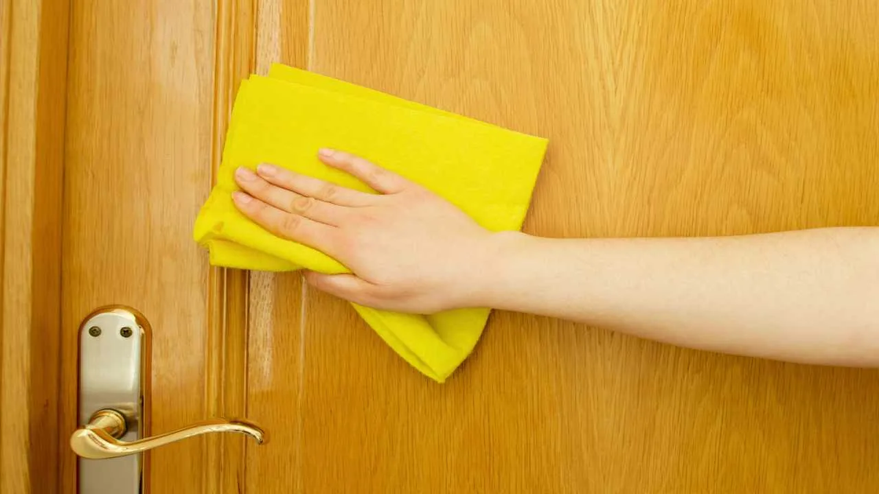 Nav svarīgi, kādu tīrīšanas līdzekli izmantot: kā notīrīt koka durvis, lai atjaunotu to spīdumu.
