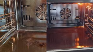 Kā viegli iztīrīt cepeškrāsni pēc Ziemassvētku vakariņām