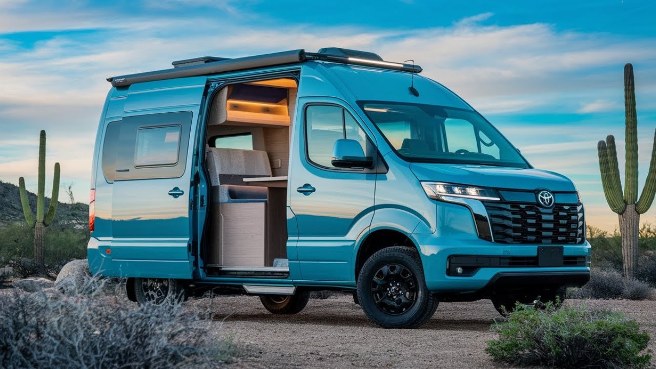 Toyota 2026. gada autofurgons: visjaudīgākais un uzticamākais kempinga autobuss, kas gatavs jebkādiem piedzīvojumiem.