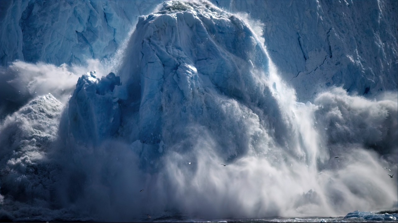 Pēdējās tiesas dienas ledājs tuvojas neatgriezeniskai sabrukšanai.