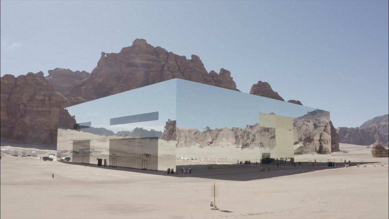 Viņi ceļ pasaulē lielāko ēku tuksneša vidū: 400 metrus platu būvi.