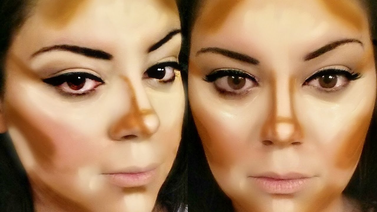 Kā viegli uzklāt grims uz vaigiem, lai vizuāli sašaurinātu seju: momentāli izlabot un uzsvērt sejas formu.