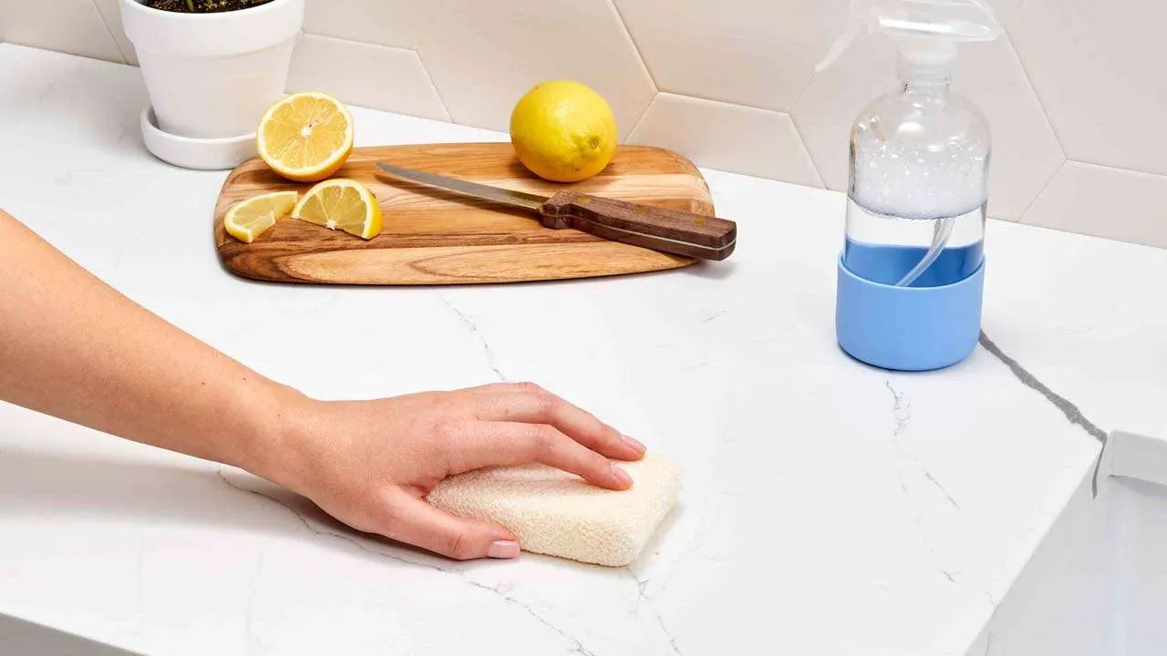 Virtuves galda virsmas apsmidzināšana ar etiķi: kas tas ir un kā to darīt?