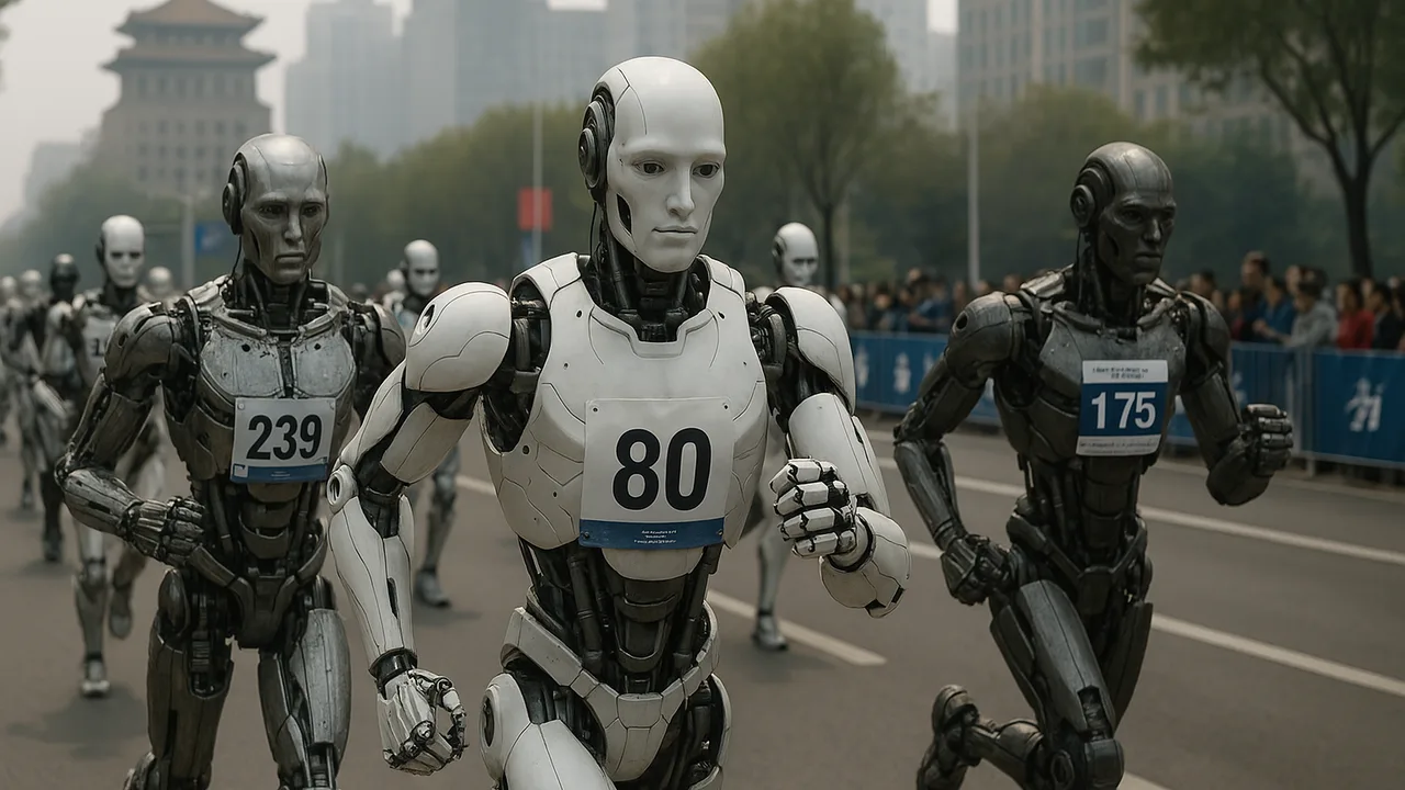 Ķīna uzvar cilvēkveidīgo robotu sacensībās. Problēma ir tā, ka šīs sacensības patiesībā nemaz neeksistē.