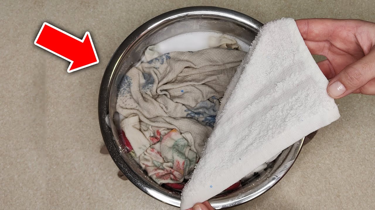 Kā tīrīt virtuves dvieļus: labākais veids, kā noņemt netīrumu traipus.