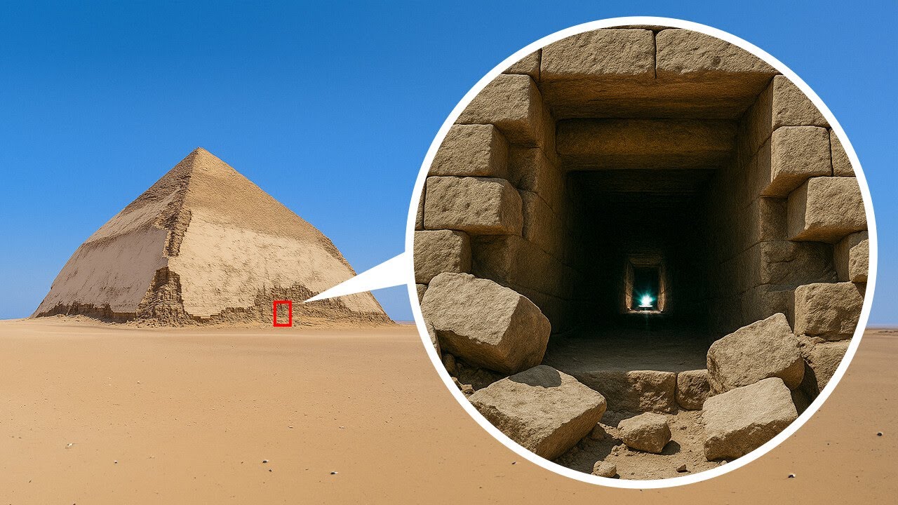 Arheologi bija satriekti, atklājot slepenu ieeju vienā no piramīdām Gizā, Ēģiptē.