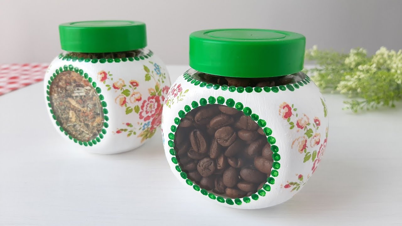 3 vienkārši un skaisti veidi, kā pārstrādāt kafijas bundžas mājas dekorēšanai.