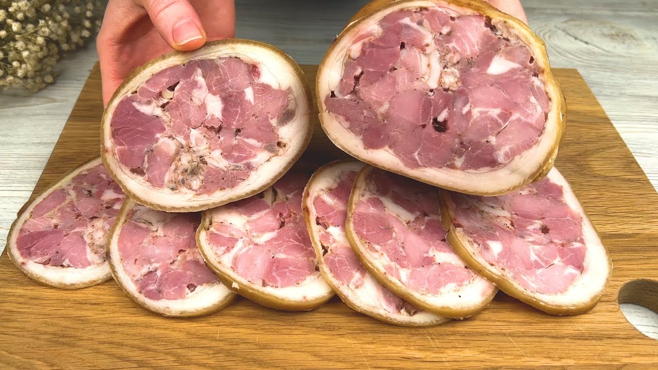 Vienkāršs miesnieku triks, kas ļauj saglabāt šķiņķi pēc sagriešanas un novērst tā izžūšanu laika gaitā.