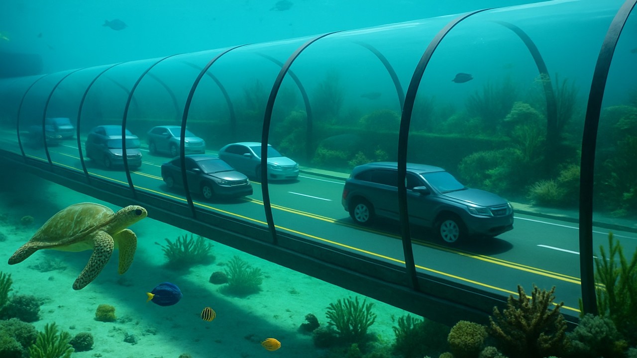 Viņi būvē pasaulē dziļāko un garāko zemūdens tuneli, kas atrodas 392 metru dziļumā zem okeāna.