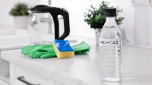 Virtuves galda virsmas apsmidzināšana ar etiķi: kas tas ir un kā to darīt?